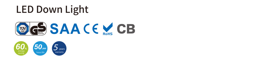 LED Down Lights EU IP54 Rated