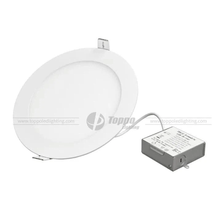 Triac sterven-geval huisvesting ronde Panel/afslanken licht dimmen